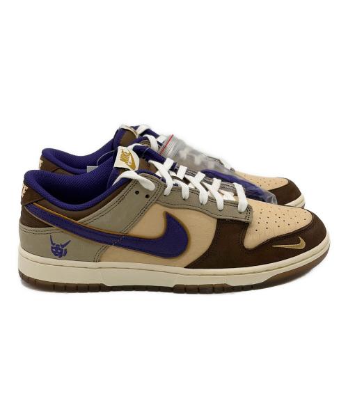 NIKE（ナイキ）NIKE (ナイキ) ローカットスニーカー パープル×ベージュ サイズ:SIZE 27.5cmの古着・服飾アイテム