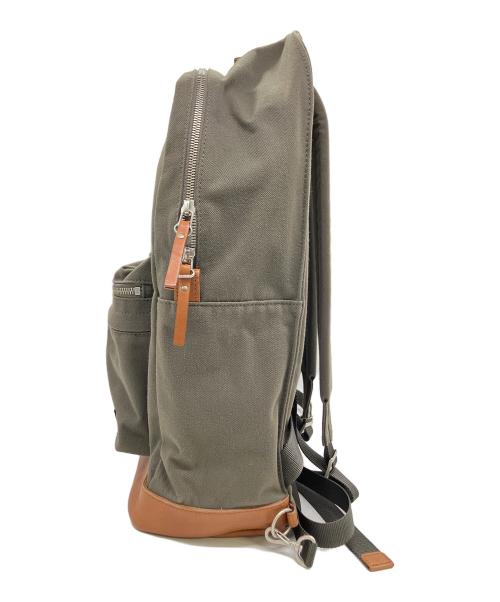 PORTER（ポーター）PORTER (ポーター) デイパック オリーブ×ブラウンの古着・服飾アイテム