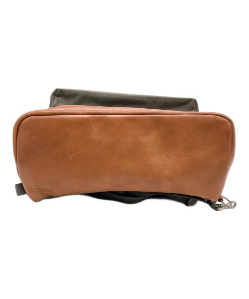 PORTER（ポーター）PORTER (ポーター) デイパック オリーブ×ブラウンの古着・服飾アイテム