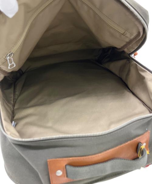 PORTER（ポーター）PORTER (ポーター) デイパック オリーブ×ブラウンの古着・服飾アイテム