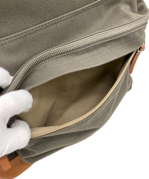 PORTER（ポーター）PORTER (ポーター) デイパック オリーブ×ブラウンの古着・服飾アイテム