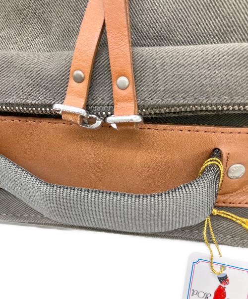 PORTER（ポーター）PORTER (ポーター) デイパック オリーブ×ブラウンの古着・服飾アイテム