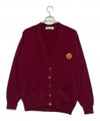 Burberry'sバーバリー）の古着「薄手カーディガン」｜ダークレッド