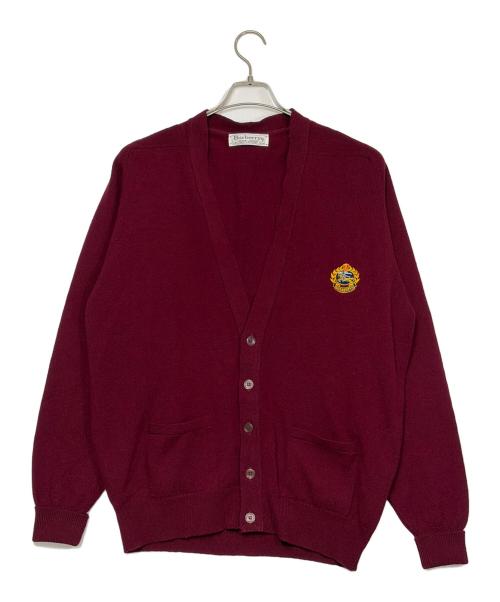 Burberry's（バーバリー）Burberry's (バーバリー) 薄手カーディガン ダークレッド サイズ:SIZE 42（M)の古着・服飾アイテム