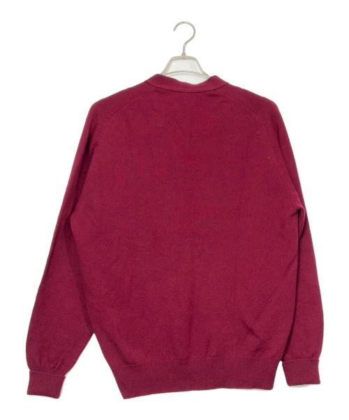 Burberry's（バーバリー）Burberry's (バーバリー) 薄手カーディガン ダークレッド サイズ:SIZE 42（M)の古着・服飾アイテム