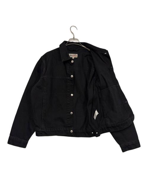stussy（ステューシー）stussy (ステューシー) デニムトラッカージャケット ブラック サイズ:SIZE Mの古着・服飾アイテム