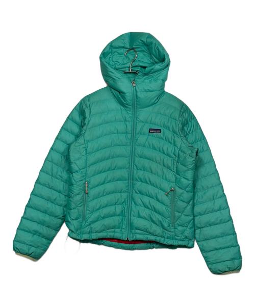 Patagonia（パタゴニア）Patagonia (パタゴニア) ダウンセーターフーディ グリーン サイズ:SIZE Mの古着・服飾アイテム