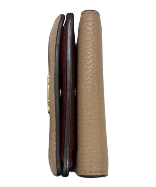 COACH（コーチ）COACH (コーチ) 3つ折り財布 ベージュの古着・服飾アイテム