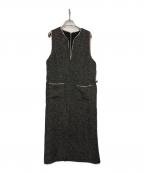 tomber du cielトンベ デュ シエル）の古着「ジャンパースカート」｜ブラック