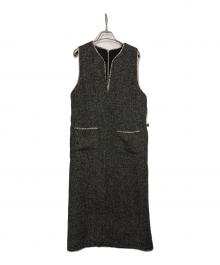 tomber du ciel（トンベ デュ シエル）の古着「ジャンパースカート」｜ブラック