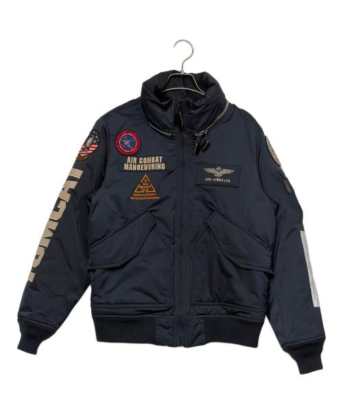 AVIREX（アヴィレックス）AVIREX (アヴィレックス) ボンバージャケット ネイビー サイズ:SIZE Mの古着・服飾アイテム
