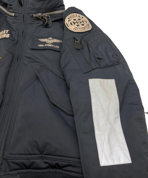 AVIREX（アヴィレックス）AVIREX (アヴィレックス) ボンバージャケット ネイビー サイズ:SIZE Mの古着・服飾アイテム