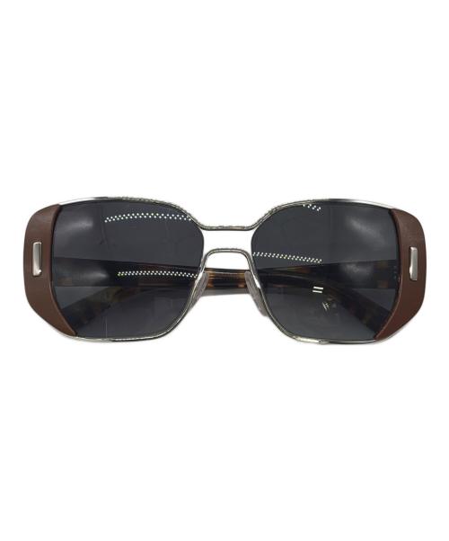 PRADA（プラダ）PRADA (プラダ) サングラス ネイビー×ブラウンの古着・服飾アイテム