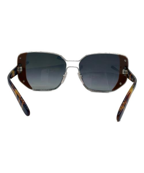 PRADA（プラダ）PRADA (プラダ) サングラス ネイビー×ブラウンの古着・服飾アイテム