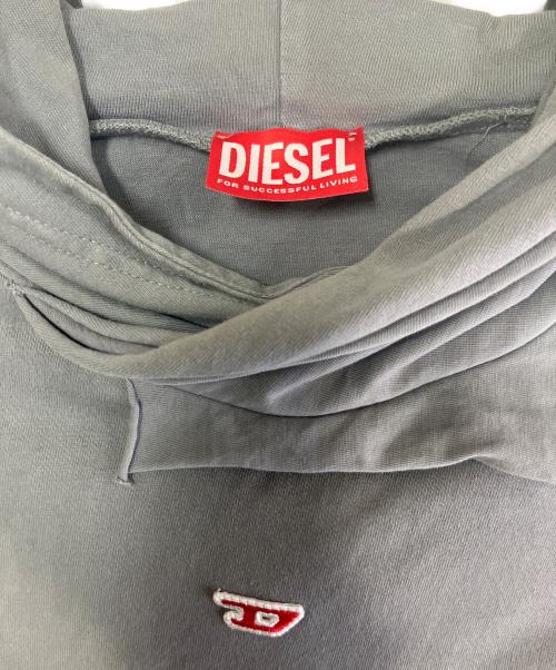 DIESEL（ディーゼル）DIESEL (ディーゼル) プルオーバーパーカー グレー サイズ:Lの古着・服飾アイテム
