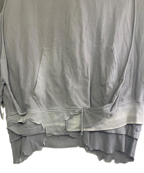 DIESEL（ディーゼル）DIESEL (ディーゼル) プルオーバーパーカー グレー サイズ:Lの古着・服飾アイテム