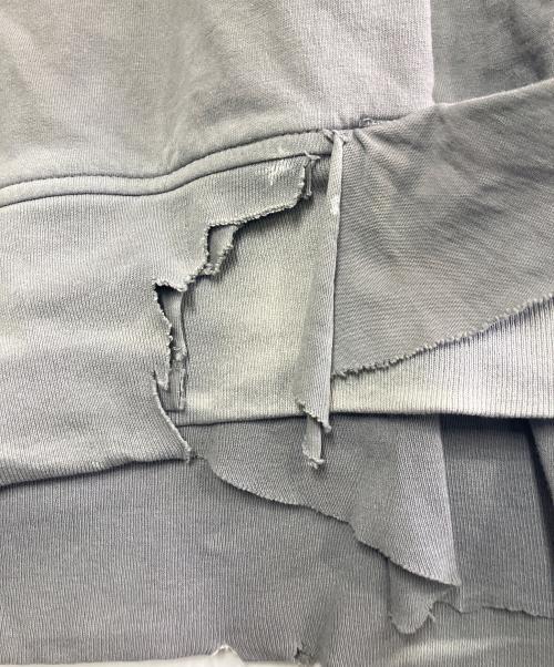 DIESEL（ディーゼル）DIESEL (ディーゼル) プルオーバーパーカー グレー サイズ:Lの古着・服飾アイテム