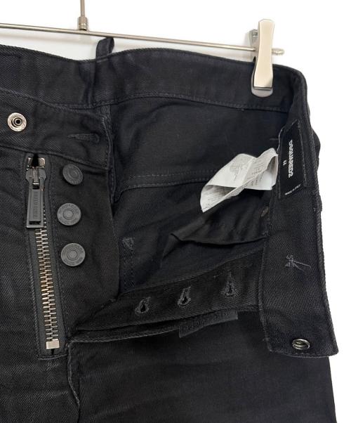 DSQUARED2（ディースクエアード）DSQUARED2 (ディースクエアード) デニムパンツ ブラック サイズ:SIZE L (44)の古着・服飾アイテム