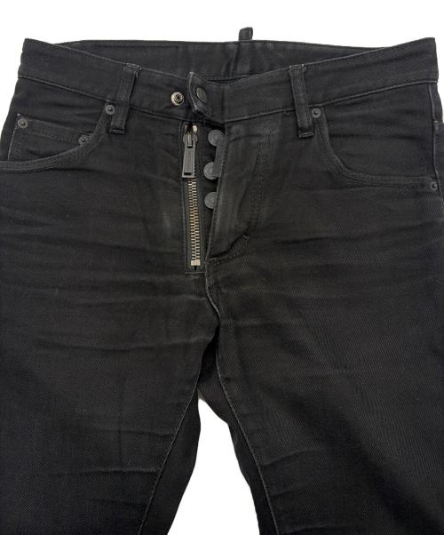 DSQUARED2（ディースクエアード）DSQUARED2 (ディースクエアード) デニムパンツ ブラック サイズ:SIZE L (44)の古着・服飾アイテム