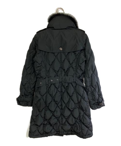 BURBERRY LONDON（バーバリーロンドン）BURBERRY LONDON (バーバリーロンドン) キルティングダウンダウンコート ブラック サイズ:SIZE 38の古着・服飾アイテム