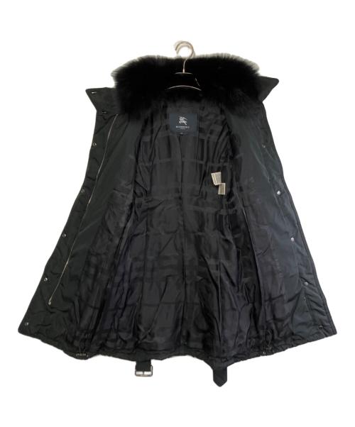 BURBERRY LONDON（バーバリーロンドン）BURBERRY LONDON (バーバリーロンドン) キルティングダウンダウンコート ブラック サイズ:SIZE 38の古着・服飾アイテム