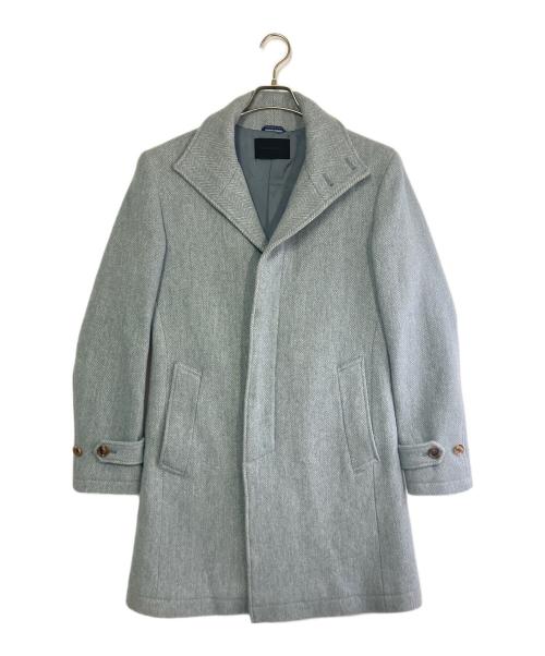 Junhashimoto（ジュンハシモト）Junhashimoto (ジュンハシモト) ウールコート スカイブルー サイズ:SIZE 2の古着・服飾アイテム