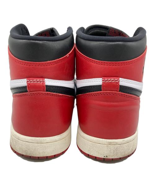 NIKE（ナイキ）NIKE (ナイキ) Air Jordan 1 Retro High OG レッド×ブラック×ホワイト サイズ:26.5cmの古着・服飾アイテム