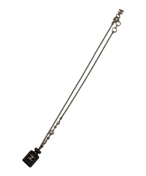 CHANEL（シャネル）CHANEL (シャネル) パヒュームボトルモチーフネックレス ブラック×ゴールドの古着・服飾アイテム