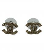 CHANELシャネル）の古着「ココマークピアス」｜ゴールド