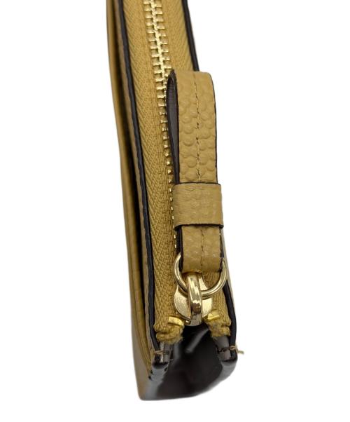 PELLE BORSA（ペレボルサ）PELLE BORSA (ペレボルサ) 2つ折り財布 ベージュの古着・服飾アイテム