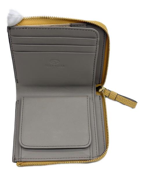 PELLE BORSA（ペレボルサ）PELLE BORSA (ペレボルサ) 2つ折り財布 ベージュの古着・服飾アイテム