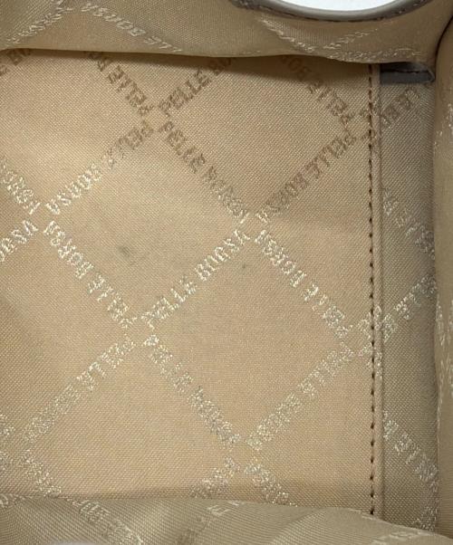 PELLE BORSA（ペレボルサ）PELLE BORSA (ペレボルサ) 2つ折り財布 ベージュの古着・服飾アイテム