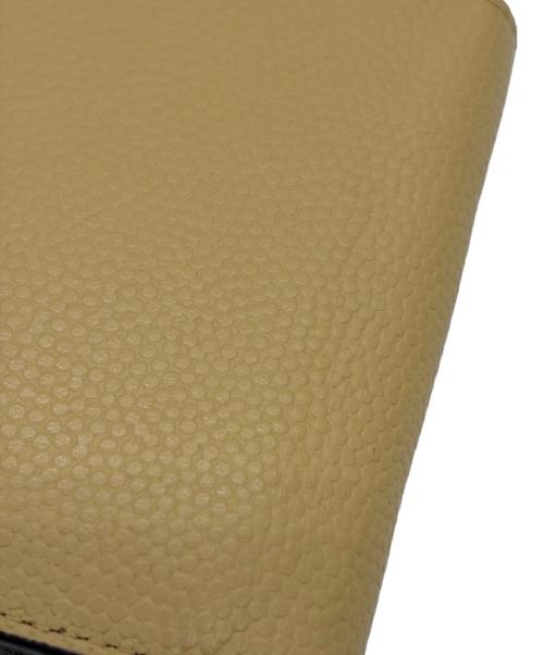 PELLE BORSA（ペレボルサ）PELLE BORSA (ペレボルサ) 2つ折り財布 ベージュの古着・服飾アイテム