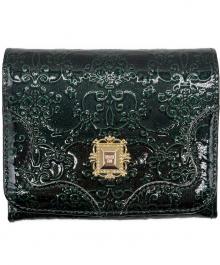 ANNA SUI（アナスイ）の古着「2つ折り財布」｜グリーン×ベージュ