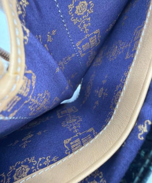 ANNA SUI（アナスイ）ANNA SUI (アナスイ) 2つ折り財布 グリーン×ベージュの古着・服飾アイテム