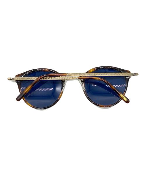 OLIVER PEOPLES（オリバーピープルズ）OLIVER PEOPLES (オリバーピープルズ) サングラス ブラウン×ブルーグレーの古着・服飾アイテム