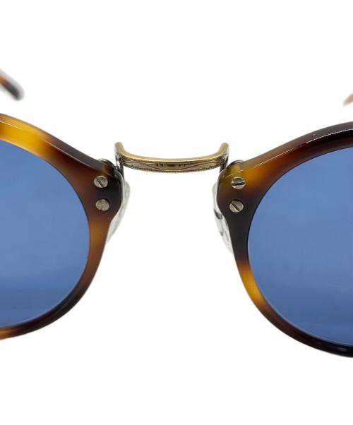 OLIVER PEOPLES（オリバーピープルズ）OLIVER PEOPLES (オリバーピープルズ) サングラス ブラウン×ブルーグレーの古着・服飾アイテム