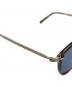 中古・古着 OLIVER PEOPLES (オリバーピープルズ) サングラス ブラウン×ブルーグレー：15000円