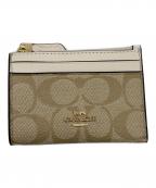 COACHコーチ）の古着「パスケース」｜ベージュ