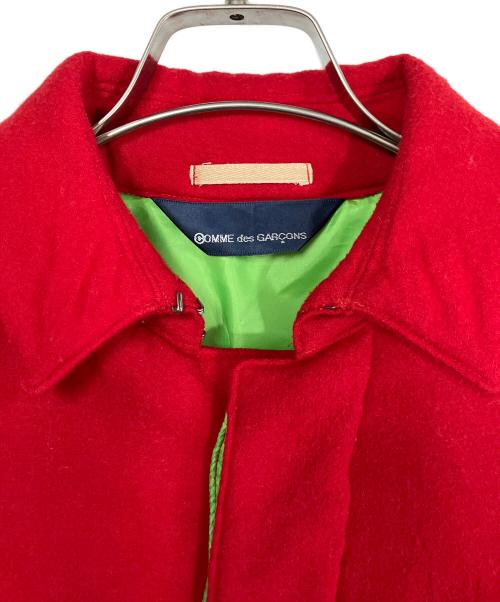 COMME des GARCONS（コムデギャルソン）COMME des GARCONS (コムデギャルソン) ウールコート レッド サイズ:不明の古着・服飾アイテム