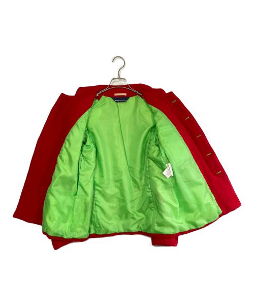 COMME des GARCONS（コムデギャルソン）COMME des GARCONS (コムデギャルソン) ウールコート レッド サイズ:不明の古着・服飾アイテム