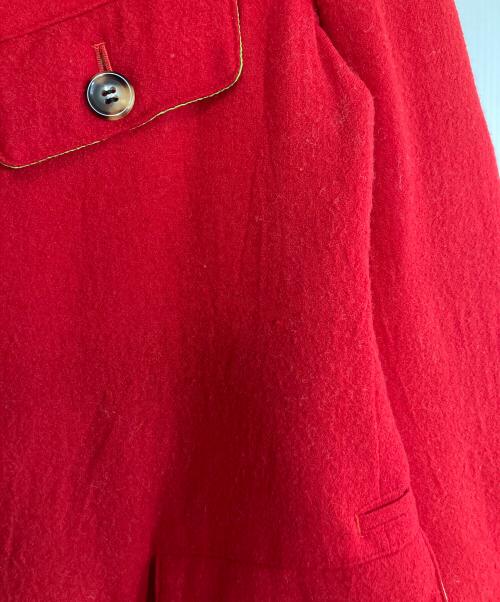 COMME des GARCONS（コムデギャルソン）COMME des GARCONS (コムデギャルソン) ウールコート レッド サイズ:不明の古着・服飾アイテム