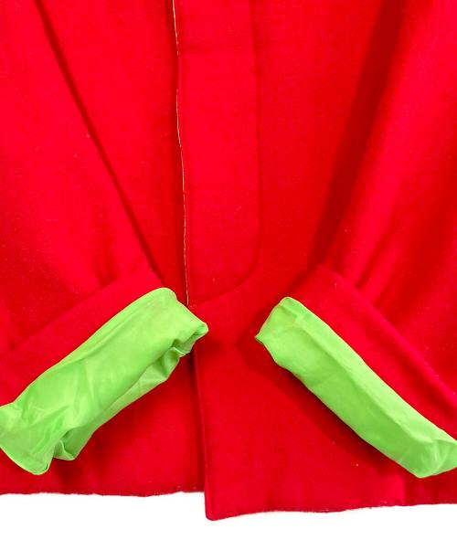 COMME des GARCONS（コムデギャルソン）COMME des GARCONS (コムデギャルソン) ウールコート レッド サイズ:不明の古着・服飾アイテム