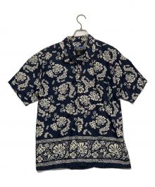 Patagonia（パタゴニア）の古着「半袖シャツ」｜ネイビー×ホワイト