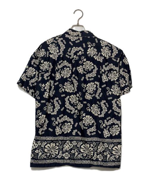 Patagonia（パタゴニア）Patagonia (パタゴニア) 半袖シャツ ネイビー×ホワイト サイズ:SIZE Mの古着・服飾アイテム