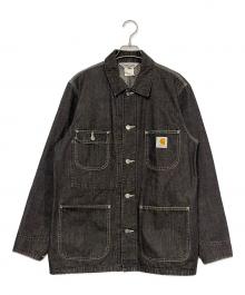 CarHartt（カーハート）の古着「デニムカバーオール」｜ブラック