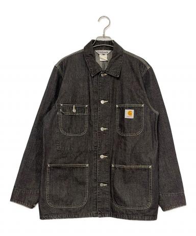 中古・古着通販】CarHartt (カーハート) デニムカバーオール ブラック