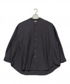 Graphpaperグラフペーパー）の古着「長袖シャツ」｜ネイビー