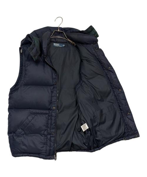 POLO RALPH LAUREN（ポロ・ラルフローレン）POLO RALPH LAUREN (ポロ・ラルフローレン) ダウンベスト ネイビー サイズ:SIZE Mの古着・服飾アイテム