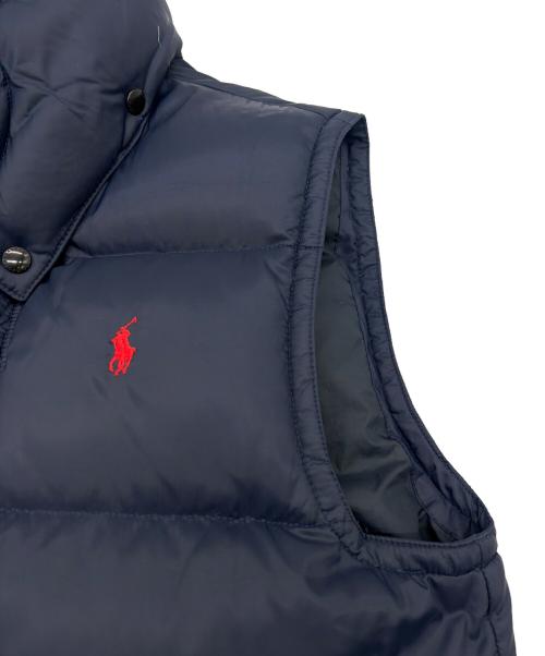 POLO RALPH LAUREN（ポロ・ラルフローレン）POLO RALPH LAUREN (ポロ・ラルフローレン) ダウンベスト ネイビー サイズ:SIZE Mの古着・服飾アイテム